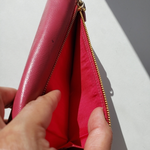 Authentic Prada Saffiano Large Wallet, Pink - Picture 14 of 16